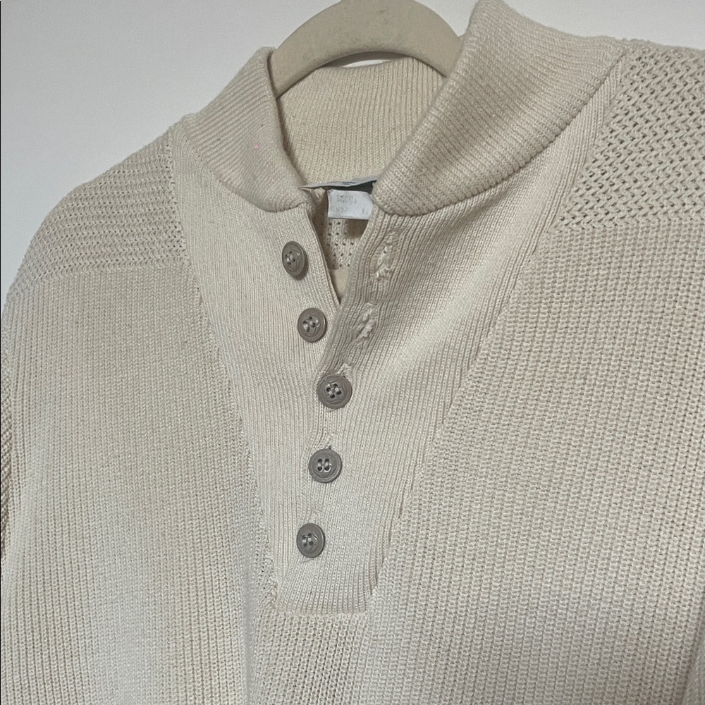 VINTAGE REI Men’s Cream Sweater